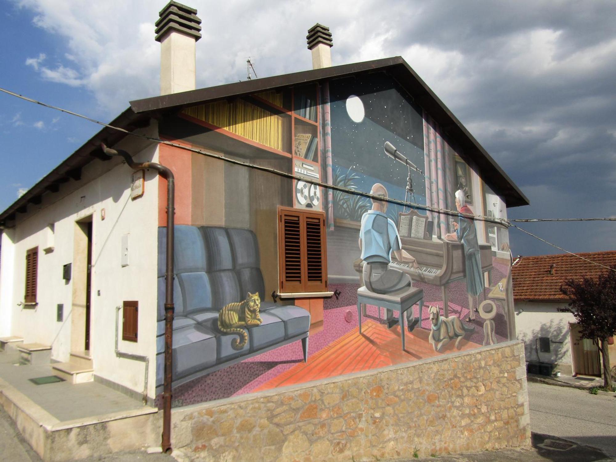Villa Eteld El Tiempo En La Distancia à Aielli Extérieur photo
